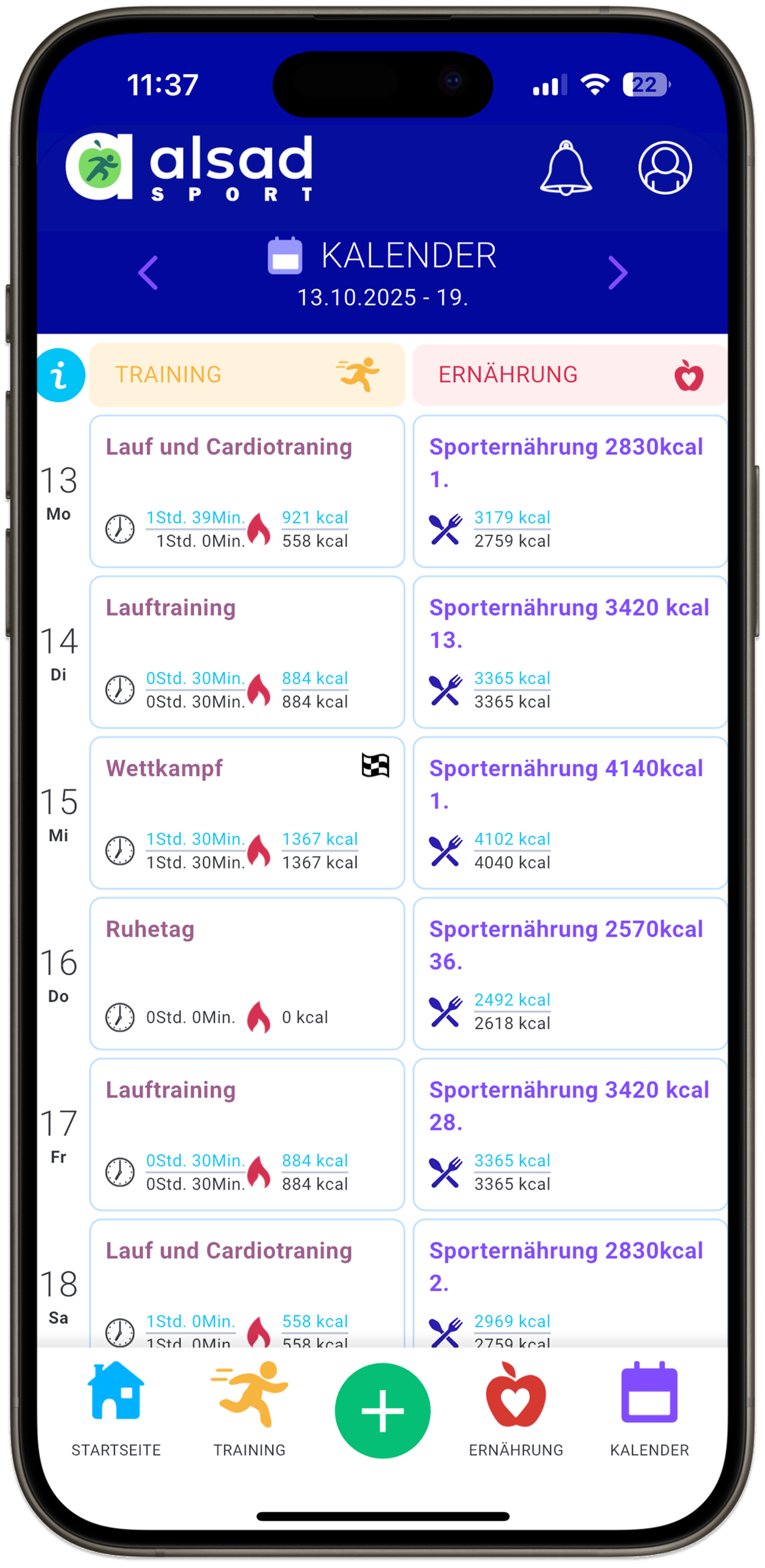 diéta beállítások